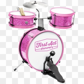 First Act Discovery Drum Set, HD Png Download - pink sparkles png