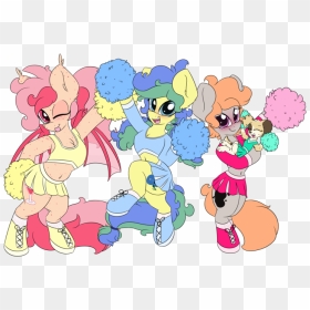 K-kopp, Bat Pony, Cheerleader, Cheerleader Costume, - Cartoon, HD Png Download - cheerleader png