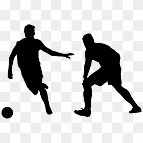 Football Soccer Silhouette 9 - Silhouette, HD Png Download - football player silhouette png