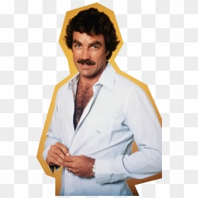Poland Dating Site Taco Meat Chest Hair - Tom Selleck Autograph, HD Png Download - chest hair png