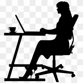 Administrative Professionals Week - Office Furniture Silhouette Png, Transparent Png - business woman silhouette png
