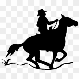 Cowboy Silhouette Png - Cowboy Clip Art, Transparent Png - cowboy silhouette png