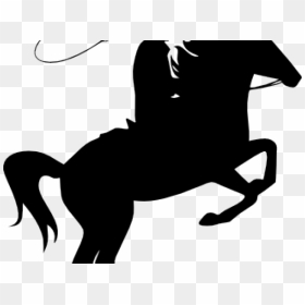 Horse Roping Clip Art , Png Download - Cowgirl Riding Horse Silhouette, Transparent Png - cowboy silhouette png