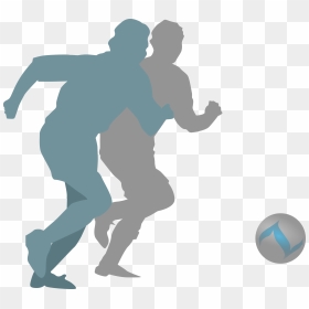 Football Player Silhouette Vector - Sepak Bola Vektor Png, Transparent Png - football player silhouette png