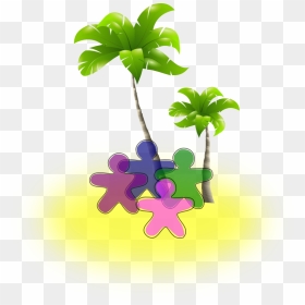 Palm Trees Download Computer Icons Information - Tall And Short Clipart, HD Png Download - tall tree png