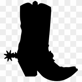 Cowboy Boot Cowboy Hat Clip Art - Cowboy Boots Silhouette Png, Transparent Png - cowboy silhouette png