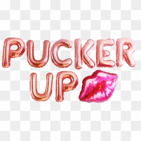 Pucker Up Trans, HD Png Download - pink sparkles png