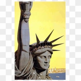Statue Of Liberty - Keep The Immigrants Deport The Racists, HD Png Download - statue of liberty silhouette png