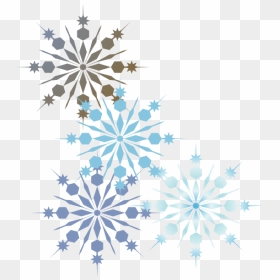 Snowflake Border Clipart Free Clipart - Transparent Background Snowflake Png, Png Download - winter border png