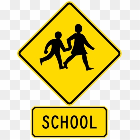 Traffic Signs School Ahead, HD Png Download - grunge cross png