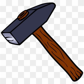 Clipart Hammer Coloured, HD Png Download - ban hammer png