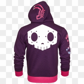 Overwatch Sombra Ultimate Hoodie, HD Png Download - sombra skull png