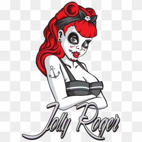 Jolly Roger , Png Download - Girl, Transparent Png - jolly roger png
