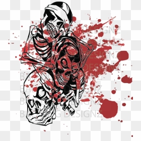 Illustration, HD Png Download - evil skull png