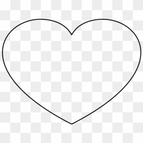 Outline Drawings Of A Heart, HD Png Download - macbook hearts png