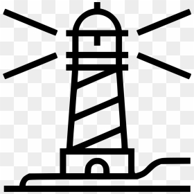 Transparent Lighthouse Clipart Png - Vector Lighthouse Svg, Png Download - lighthouse silhouette png