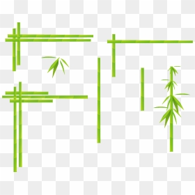 Bamboo, Corner, Grass, Japan, Jungle, Leaves, Plant - Bamboo Line Png, Transparent Png - grass border png