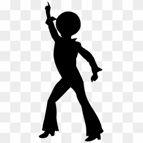 Disco Dancer 4 Remix By Merlin2525 - Clipart Disco Dancer, HD Png Download - ballerina silhouette png