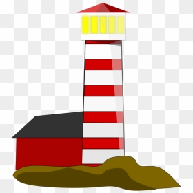 Lighthouse,tower,area - Clip Art, HD Png Download - lighthouse silhouette png