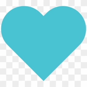 Sky Blue Heart Emoji, HD Png Download - instagram heart png