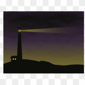 Lighthouse, HD Png Download - lighthouse silhouette png