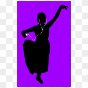 Arabesque Vector Ballerina Silhouette - India Dance Silhouette Png, Transparent Png - ballerina silhouette png