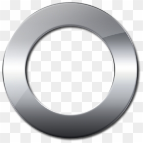Glossy Silver Symbol Png Image - Silver Metallic Circle Png, Transparent Png - silver circle png