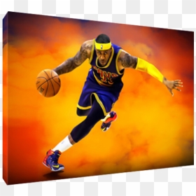 Dribble Basketball, HD Png Download - lebron james cavs png