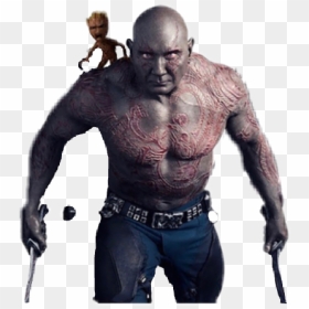 #marvel #drax #groot #guardiansofthegalaxy - Drax The Destroyer, HD Png Download - drax png