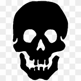 Pirate Skull Emblem Bo - Stancil Jolly Roger, HD Png Download - jolly roger png