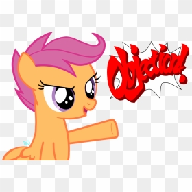 Ace Attorney, Objection, Safe, Scootaloo, Simple Background, - Phoenix Wright Objection Icon, HD Png Download - objection png