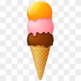 Clipart Of Ice Cream Cone - Ice Cream Clipart Png, Transparent Png - cone png