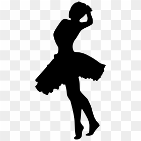 Ballerina-silhouette - Pretty Silhouettes, HD Png Download - ballerina silhouette png
