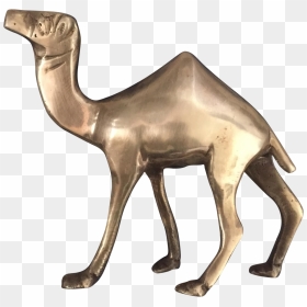 Clipart Free Library Brass Camel Figurine Statue - Camel Statue Png, Transparent Png - statue of liberty silhouette png