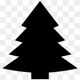 Emojione Bw 1f332 - Simple Christmas Tree Cartoon, HD Png Download - christmas tree emoji png