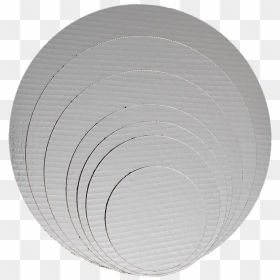 Various Sizes Of Silver Cake Circles, Stacked On Top - Circles On Top Of Each Other, HD Png Download - silver circle png