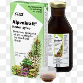 Salus Alpenkraft Herbal Cough Syrup , Png Download - Alpenkraft, Transparent Png - syrup png
