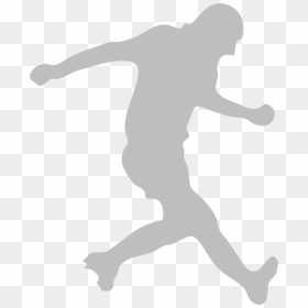 Soccer Player Silhouette, HD Png Download - football player silhouette png
