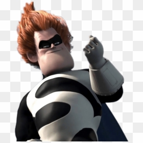 Syndrome Looking At Fingers - Syndrome Incredibles, HD Png Download - incredibles png
