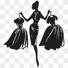 Fashion Design Haute Couture Model Fashion Show - Fashion Clip Art, HD Png Download - model silhouette png