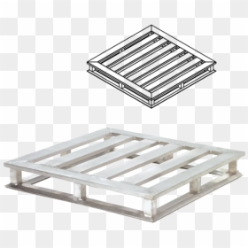48 X 48 Seal-welded Aluminum Pharmaceutical - Heavy Duty Aluminum Pallet, HD Png Download - pallet png