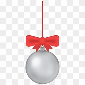 Silver Christmas Ball Png Clip Art - Christmas Ball Silver Png, Transparent Png - silver circle png