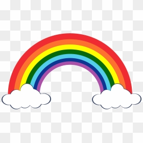 How To Draw A Rainbow - Printable Rainbow Pictures Free, HD Png Download - rainbow line png