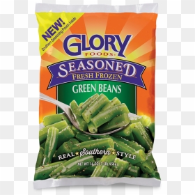 Frozen Seasoned Green Beans - Glory Foods, HD Png Download - green beans png
