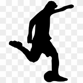 Football Player Silhouette - Silhouette, HD Png Download - football player silhouette png