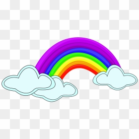 Clipart Arc En Ciel, HD Png Download - rainbow line png