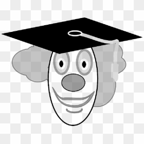 Clown Face , Png Download - Graduation Ceremony Pictures On Drawing, Transparent Png - clown face png