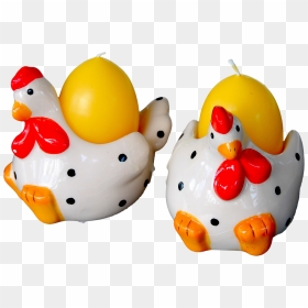 Free Funny Easter Chicken Egg Candle Holders Png Image - Egg Candles Png, Transparent Png - rubber chicken png