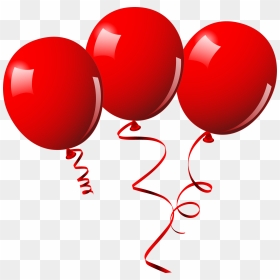 Arco De Balões - Red Balloons, HD Png Download - red balloons png