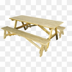 6 Foot 6 Inch Picnic Table - Picnic Table Png, Transparent Png - picnic table png